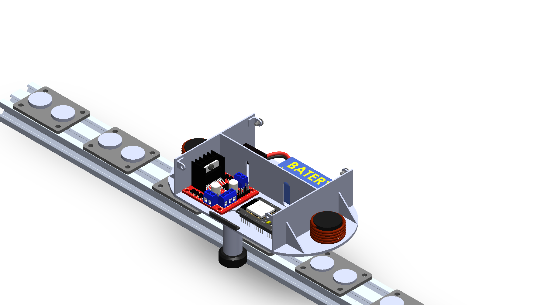 Automated Electromagnetic Item Transportation System