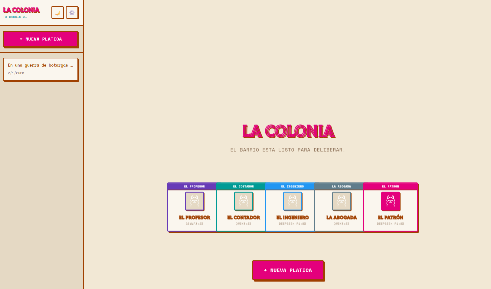 La Colonia: A Multi-LLM Council